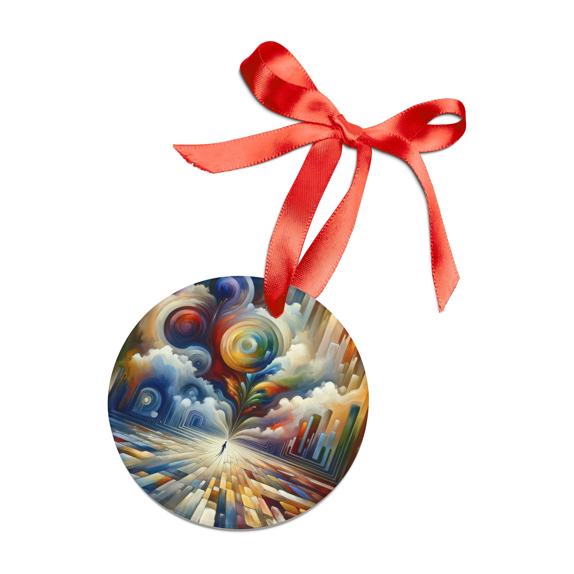 Sensory Thought Awakening Acrylic Ornament with Ribbon - ATUH.ART