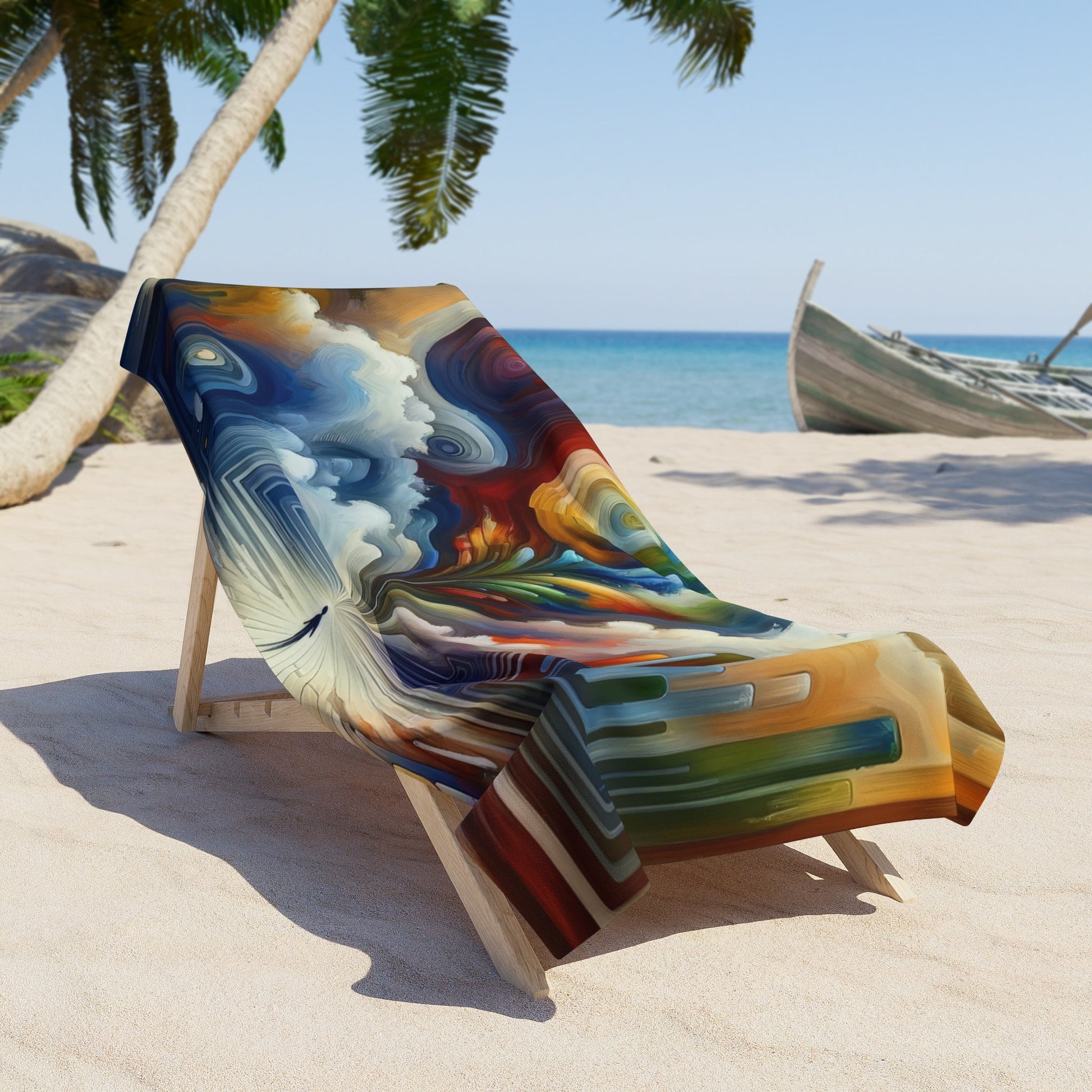 Sensory Thought Awakening Beach Towel - ATUH.ART