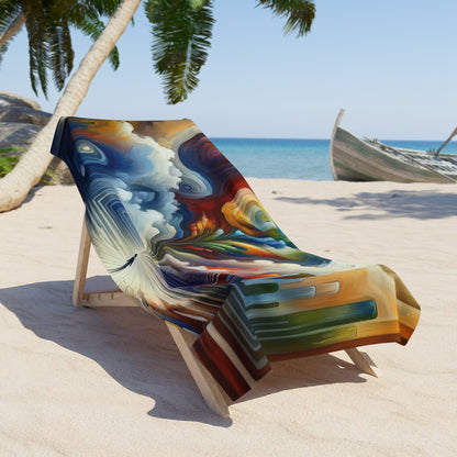 Sensory Thought Awakening Beach Towel - ATUH.ART