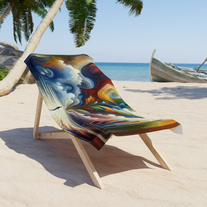 Sensory Thought Awakening Beach Towel - ATUH.ART