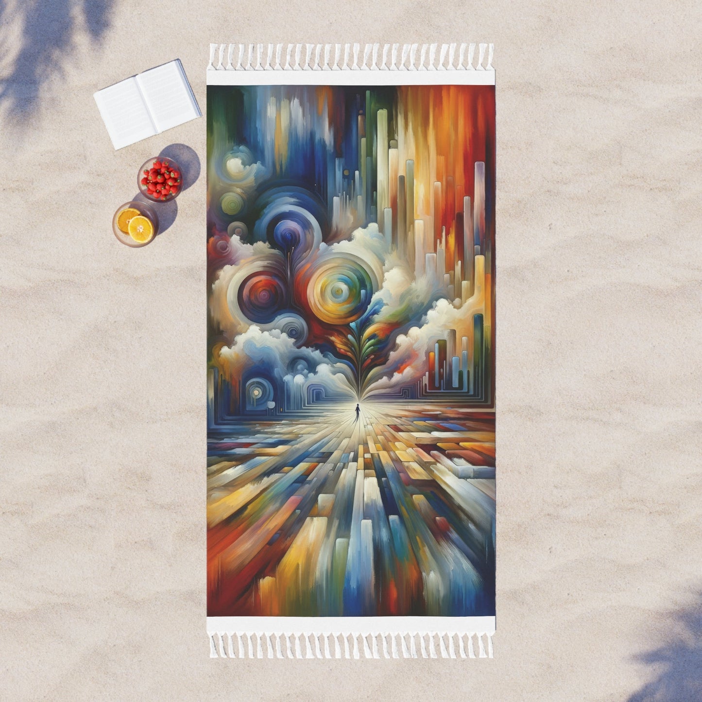 Sensory Thought Awakening Boho Beach Cloth - ATUH.ART