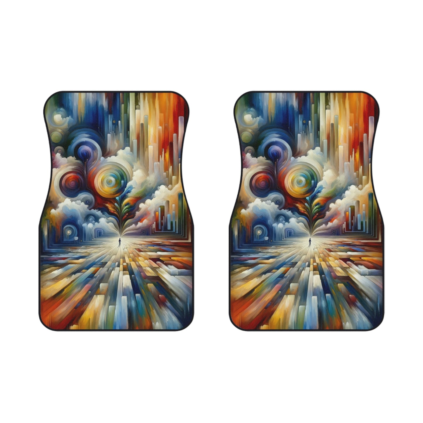 Sensory Thought Awakening Car Mats (2x Front) - ATUH.ART