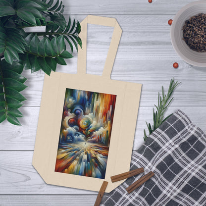 Sensory Thought Awakening Double Wine Tote Bag - ATUH.ART