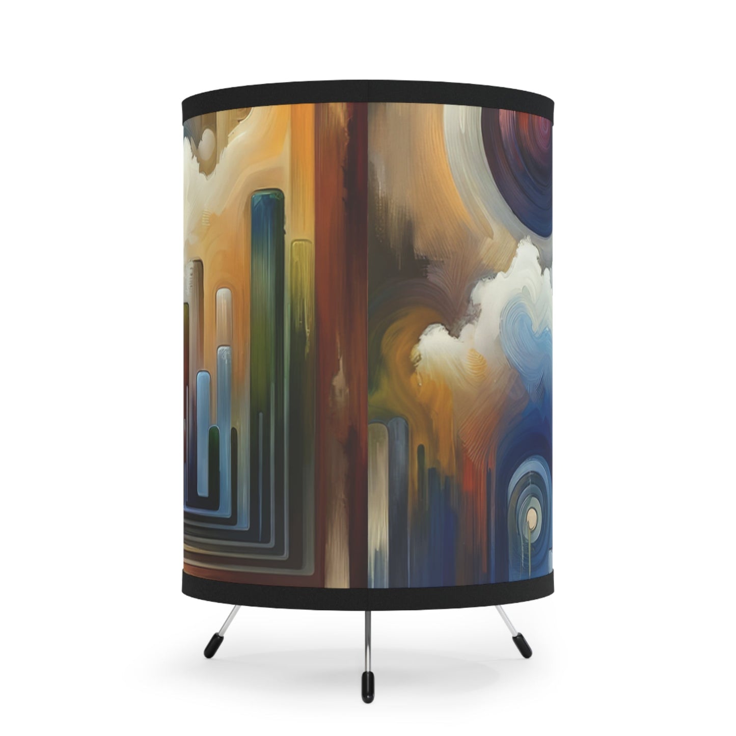 Sensory Thought Awakening Tripod Lamp with High-Res Printed Shade, US\CA plug - ATUH.ART
