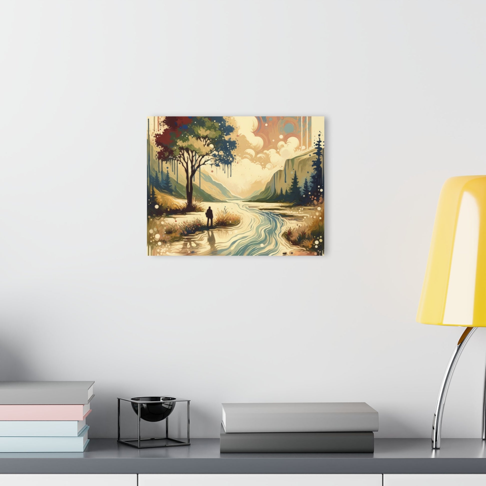 Serene Stream Sojourn Acrylic Prints (French Cleat Hanging) - ATUH.ART