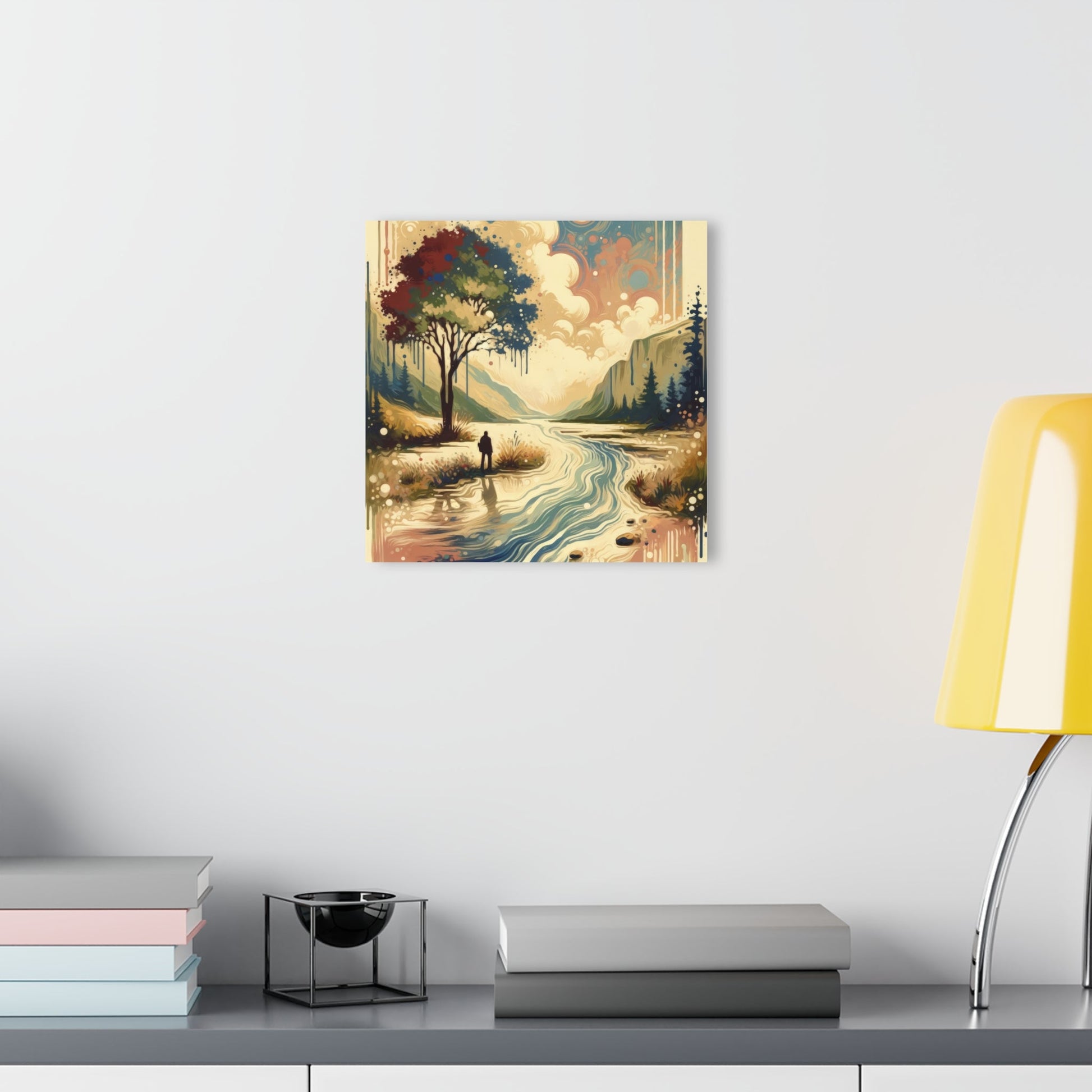 Serene Stream Sojourn Acrylic Prints (French Cleat Hanging) - ATUH.ART