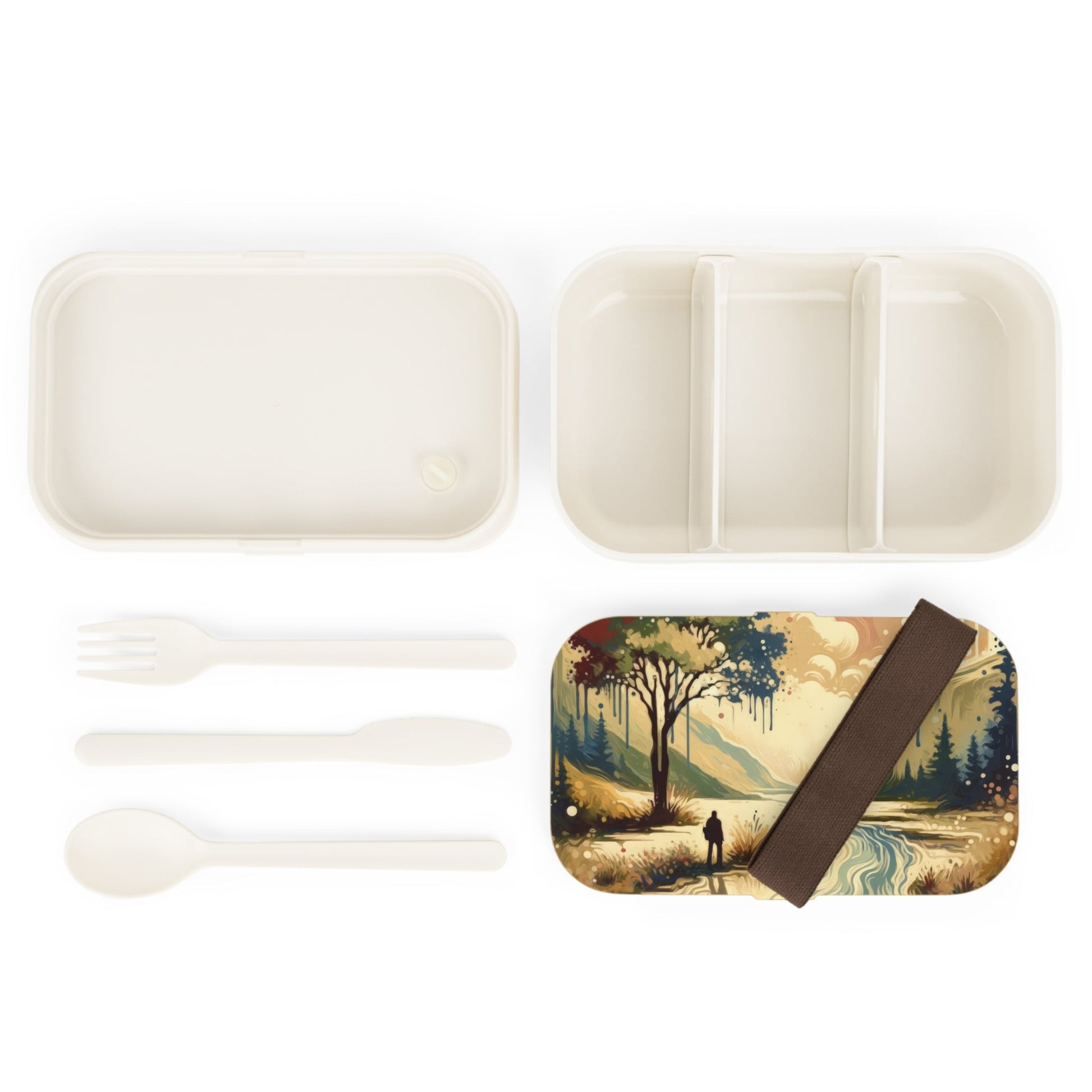 Serene Stream Sojourn Bento Lunch Box - ATUH.ART