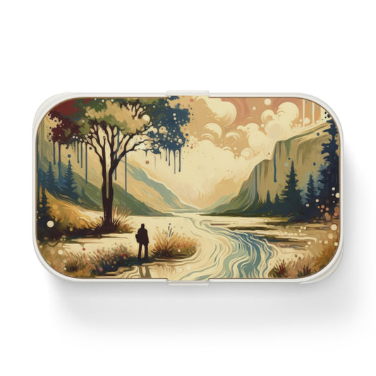 Serene Stream Sojourn Bento Lunch Box - ATUH.ART