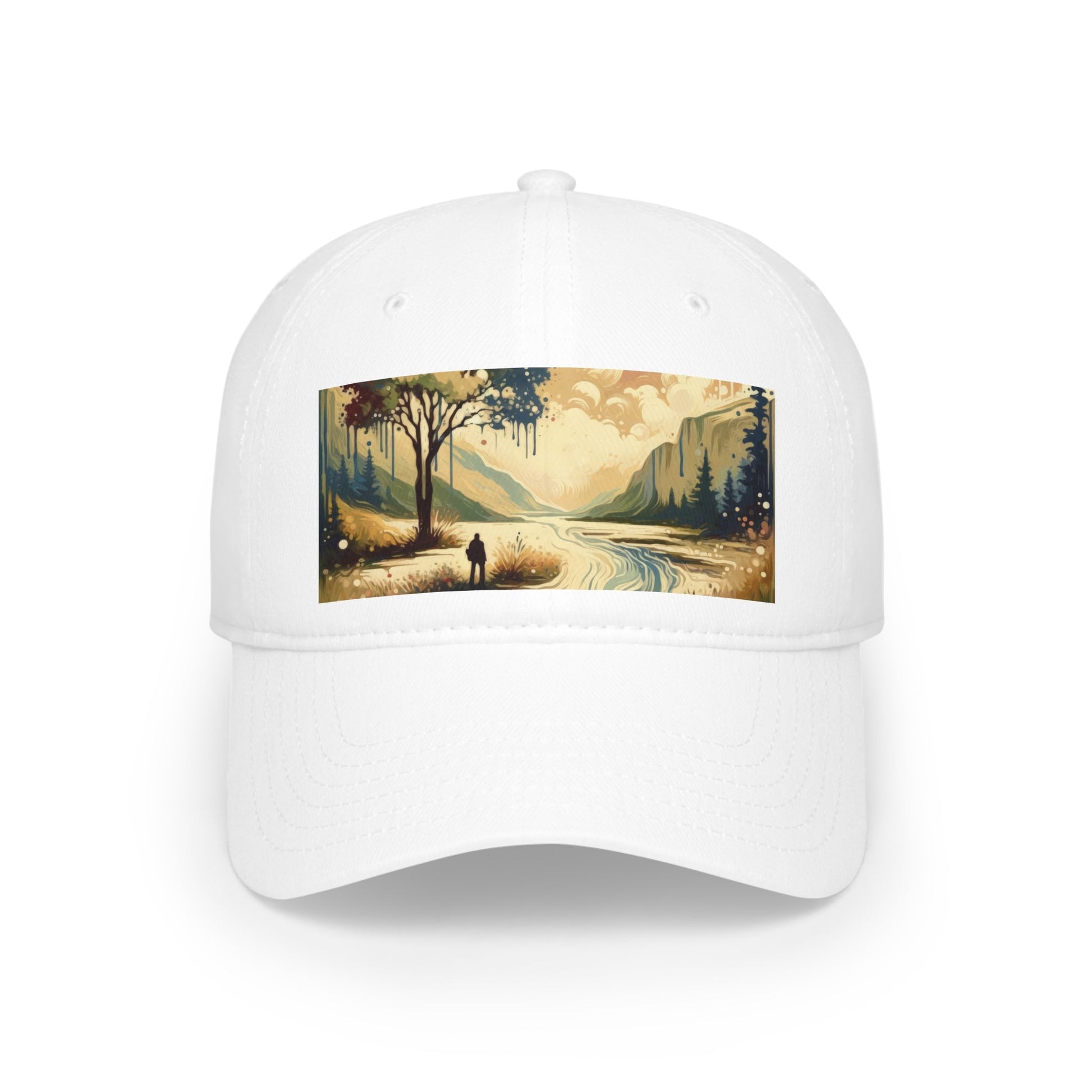 Serene Stream Sojourn Low Profile Baseball Cap - ATUH.ART