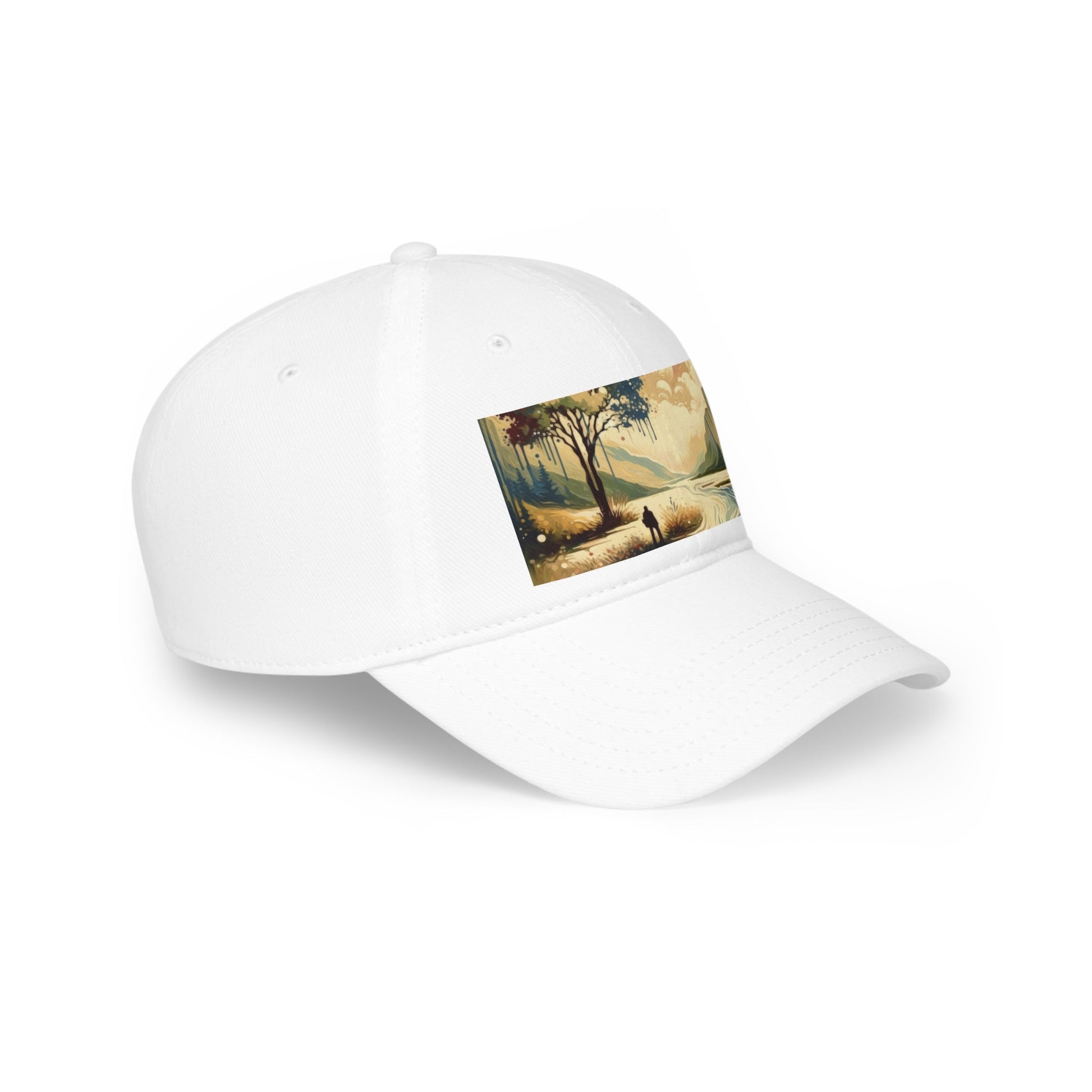 Serene Stream Sojourn Low Profile Baseball Cap - ATUH.ART