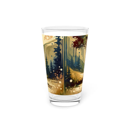 Serene Stream Sojourn Pint Glass, 16oz - ATUH.ART