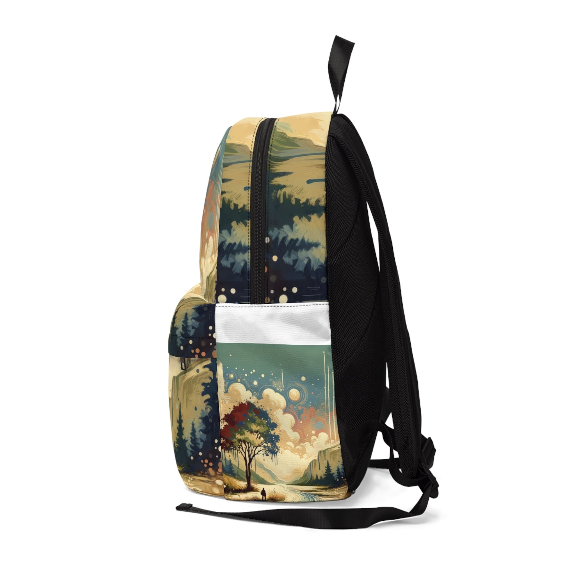 Serene Stream Sojourn Unisex Classic Backpack - ATUH.ART