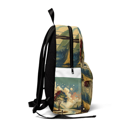Serene Stream Sojourn Unisex Classic Backpack - ATUH.ART