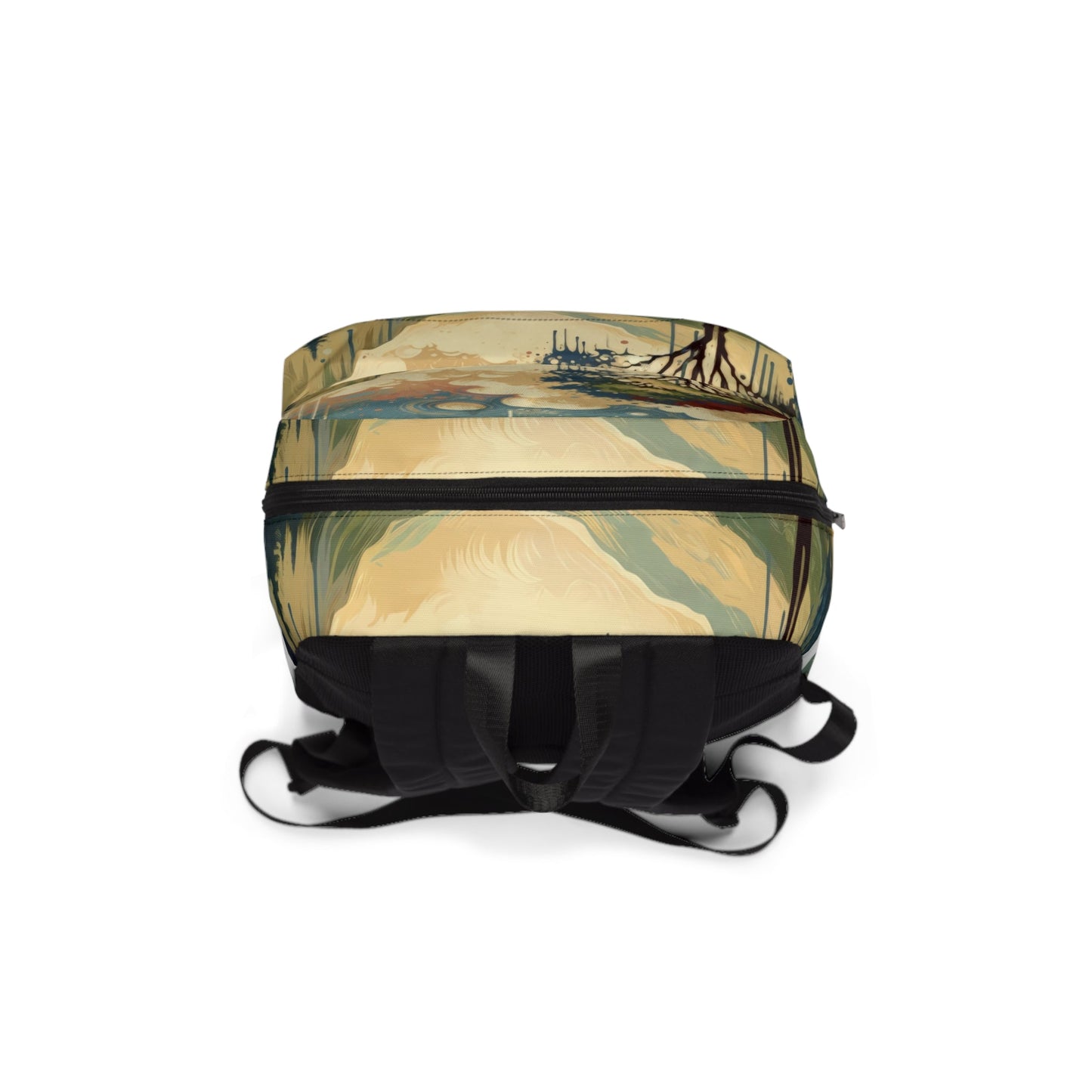 Serene Stream Sojourn Unisex Classic Backpack - ATUH.ART