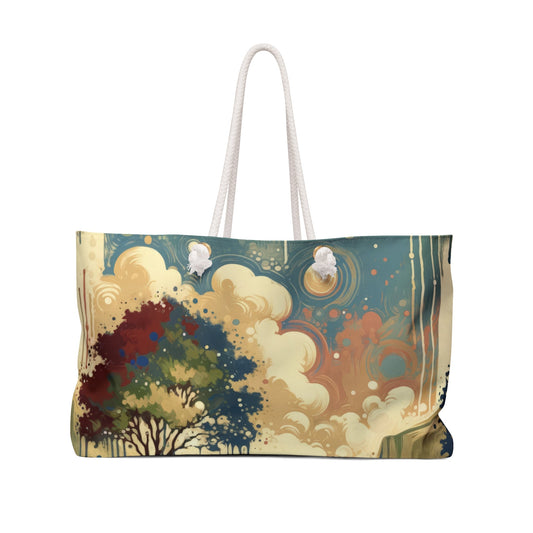 Serene Stream Sojourn Weekender Bag - ATUH.ART