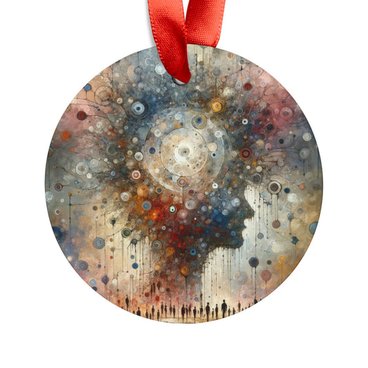 Shared Existence Solace Acrylic Ornament with Ribbon - ATUH.ART