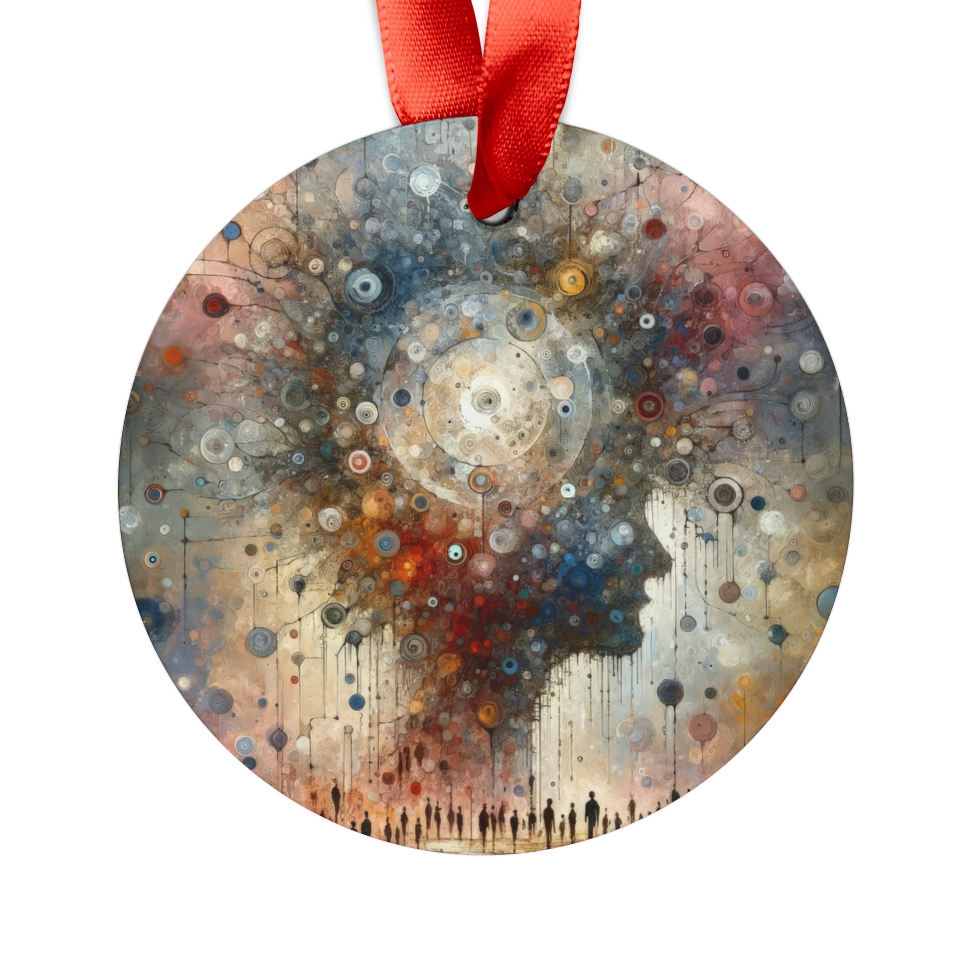 Shared Existence Solace Acrylic Ornament with Ribbon - ATUH.ART