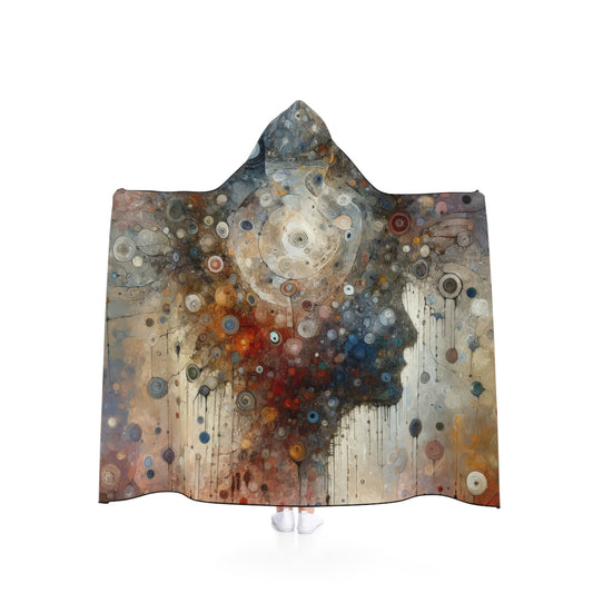 Shared Existence Solace Hooded Blanket - ATUH.ART