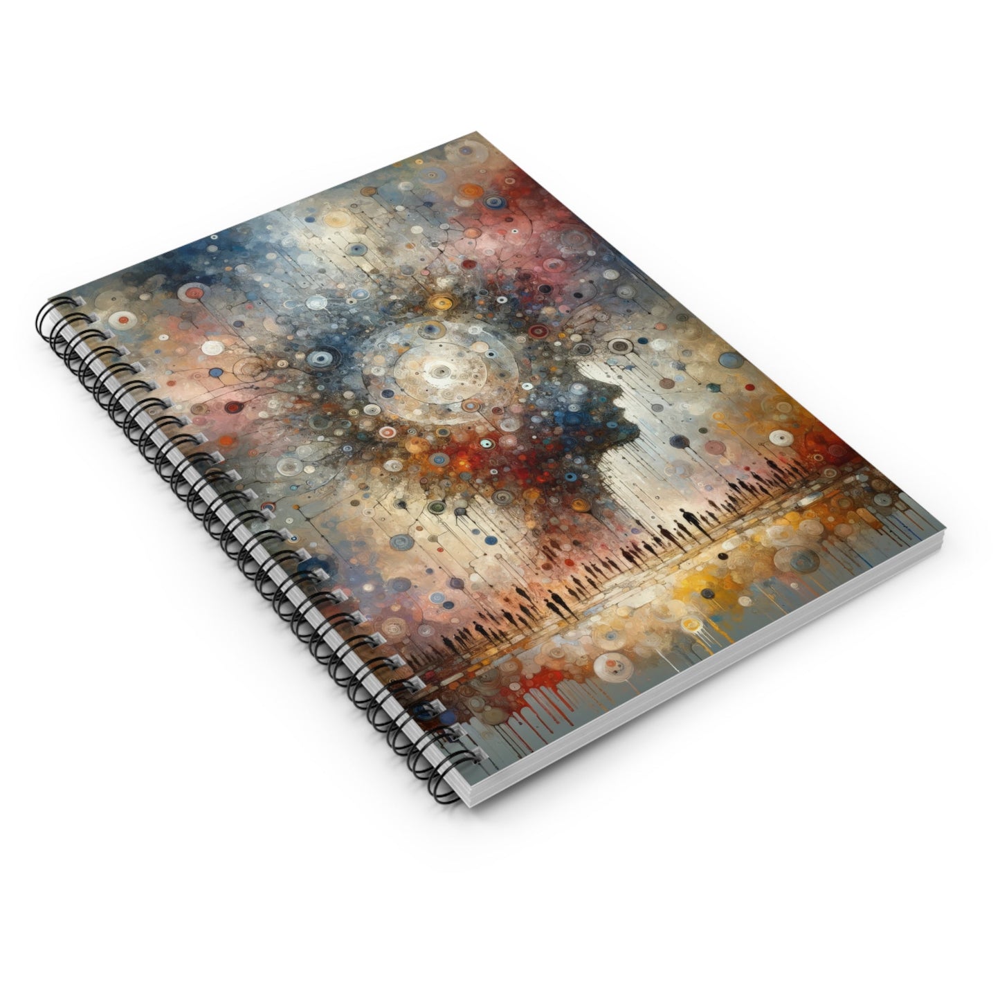 Shared Existence Solace Spiral Notebook - Ruled Line - ATUH.ART