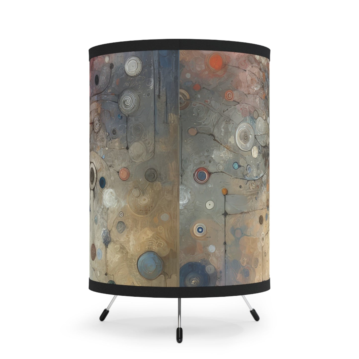 Shared Existence Solace Tripod Lamp with High-Res Printed Shade, US\CA plug - ATUH.ART