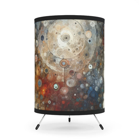 Shared Existence Solace Tripod Lamp with High-Res Printed Shade, US\CA plug - ATUH.ART