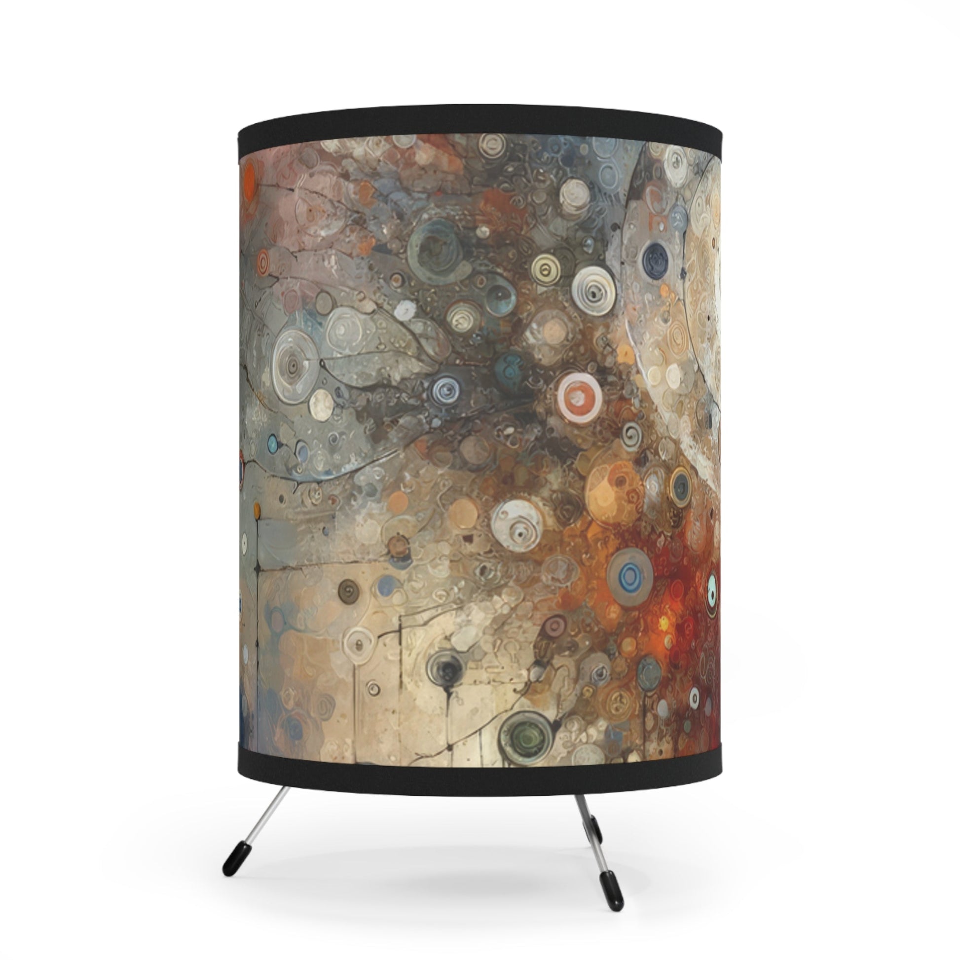 Shared Existence Solace Tripod Lamp with High-Res Printed Shade, US\CA plug - ATUH.ART