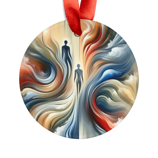 Silent Journey Recognition Acrylic Ornament with Ribbon - ATUH.ART