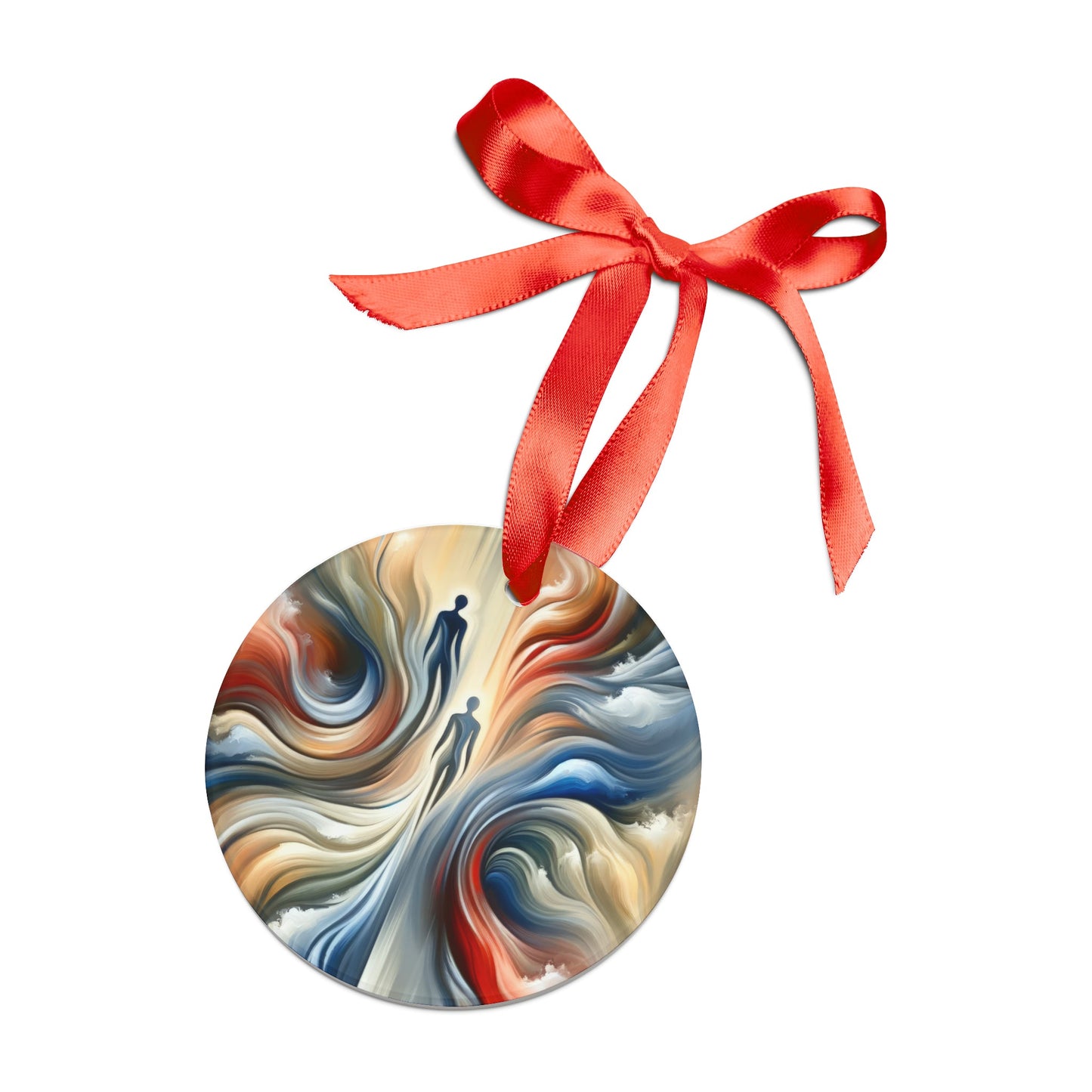 Silent Journey Recognition Acrylic Ornament with Ribbon - ATUH.ART