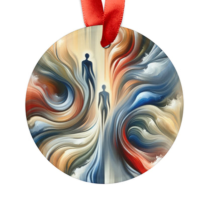 Silent Journey Recognition Acrylic Ornament with Ribbon - ATUH.ART