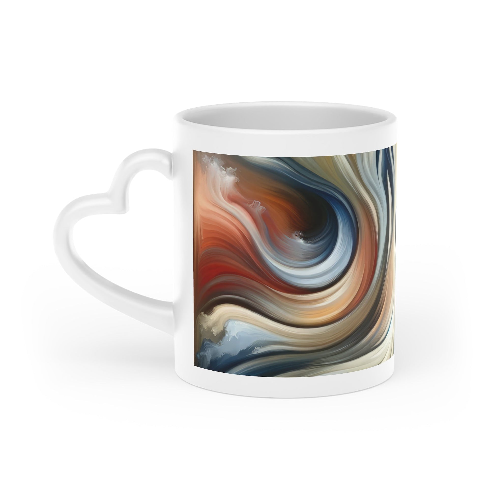 Silent Journey Recognition Heart-Shaped Mug - ATUH.ART