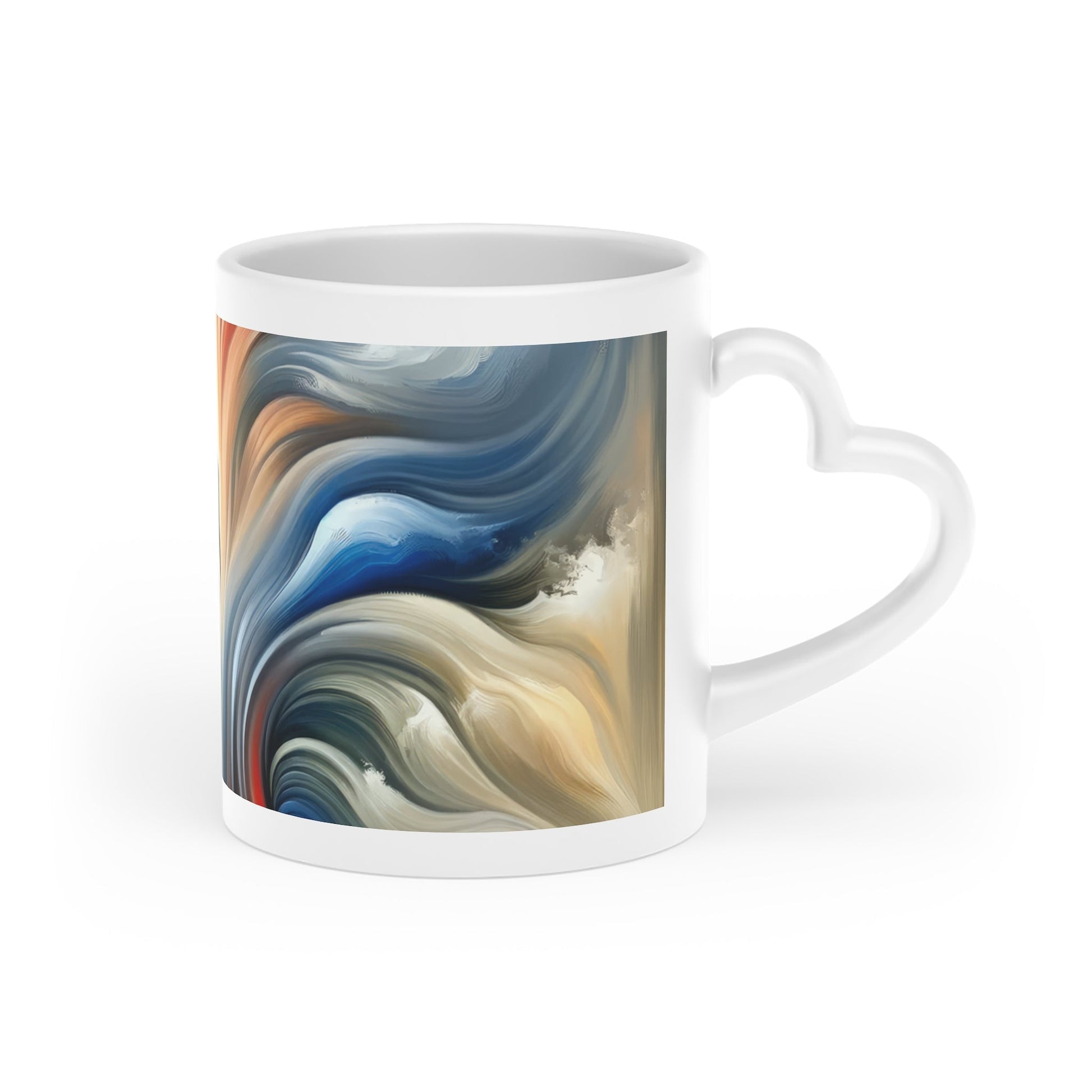 Silent Journey Recognition Heart-Shaped Mug - ATUH.ART