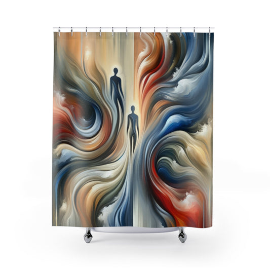 Silent Journey Recognition Shower Curtains - ATUH.ART