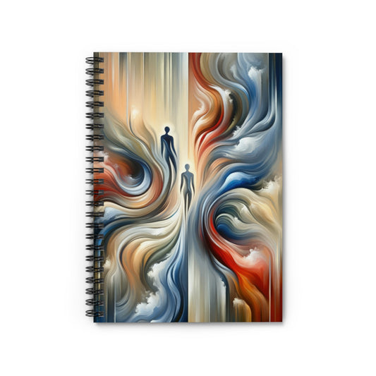 Silent Journey Recognition Spiral Notebook - Ruled Line - ATUH.ART