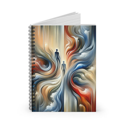 Silent Journey Recognition Spiral Notebook - Ruled Line - ATUH.ART