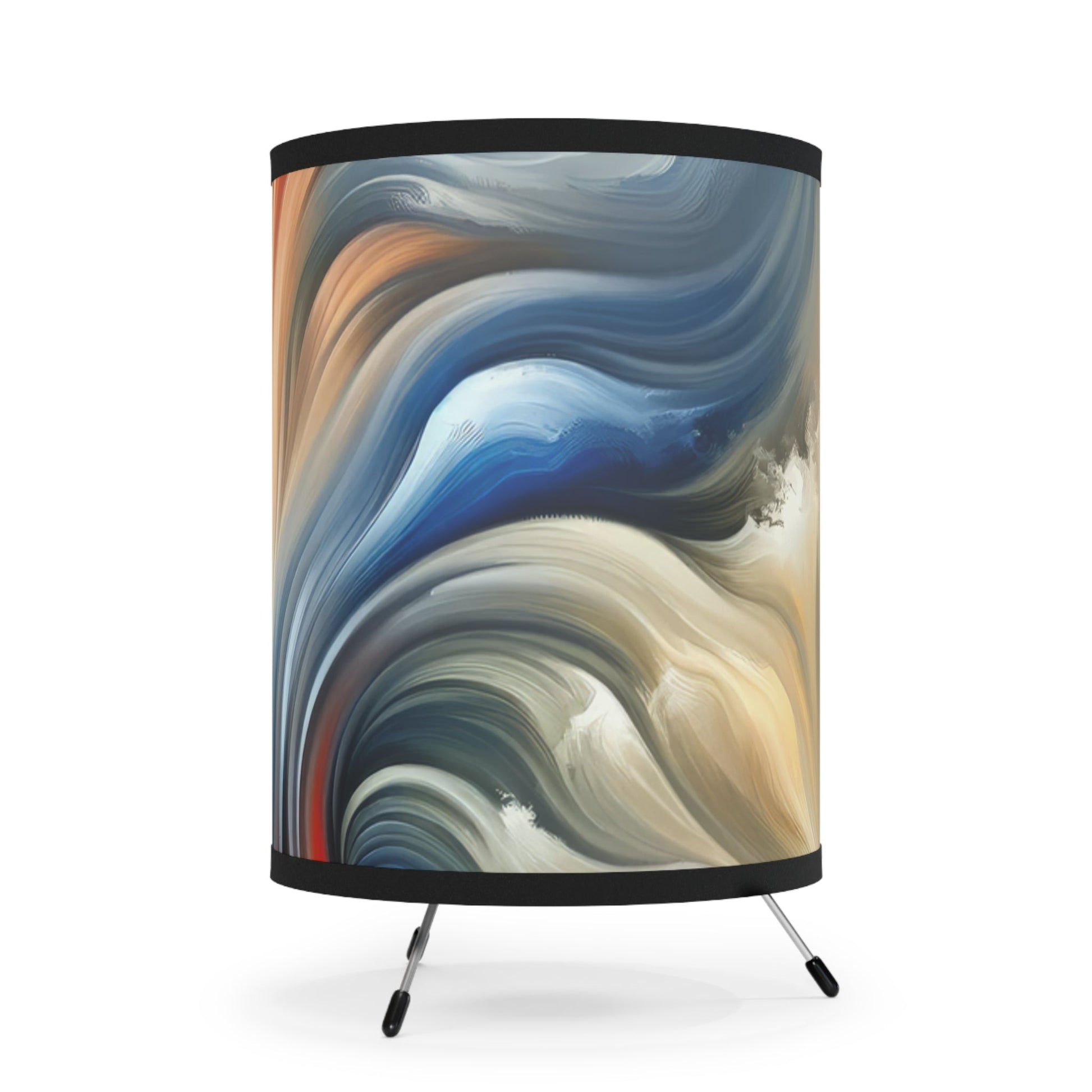 Silent Journey Recognition Tripod Lamp with High-Res Printed Shade, US\CA plug - ATUH.ART