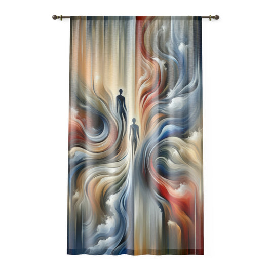 Silent Journey Recognition Window Curtain - ATUH.ART