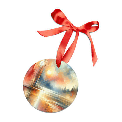 Simplicity Symphony Harmony Acrylic Ornament with Ribbon - ATUH.ART