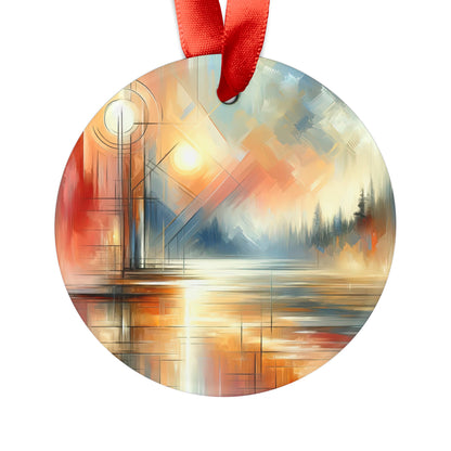Simplicity Symphony Harmony Acrylic Ornament with Ribbon - ATUH.ART