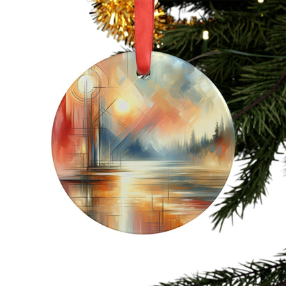 Simplicity Symphony Harmony Acrylic Ornament with Ribbon - ATUH.ART
