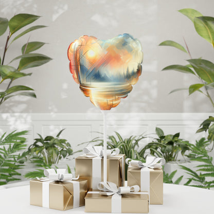 Simplicity Symphony Harmony Balloon (Round and Heart-shaped), 11" - ATUH.ART