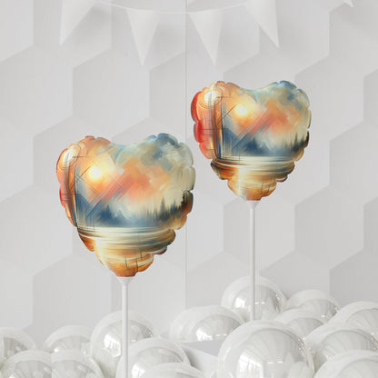 Simplicity Symphony Harmony Balloon (Round and Heart-shaped), 11" - ATUH.ART