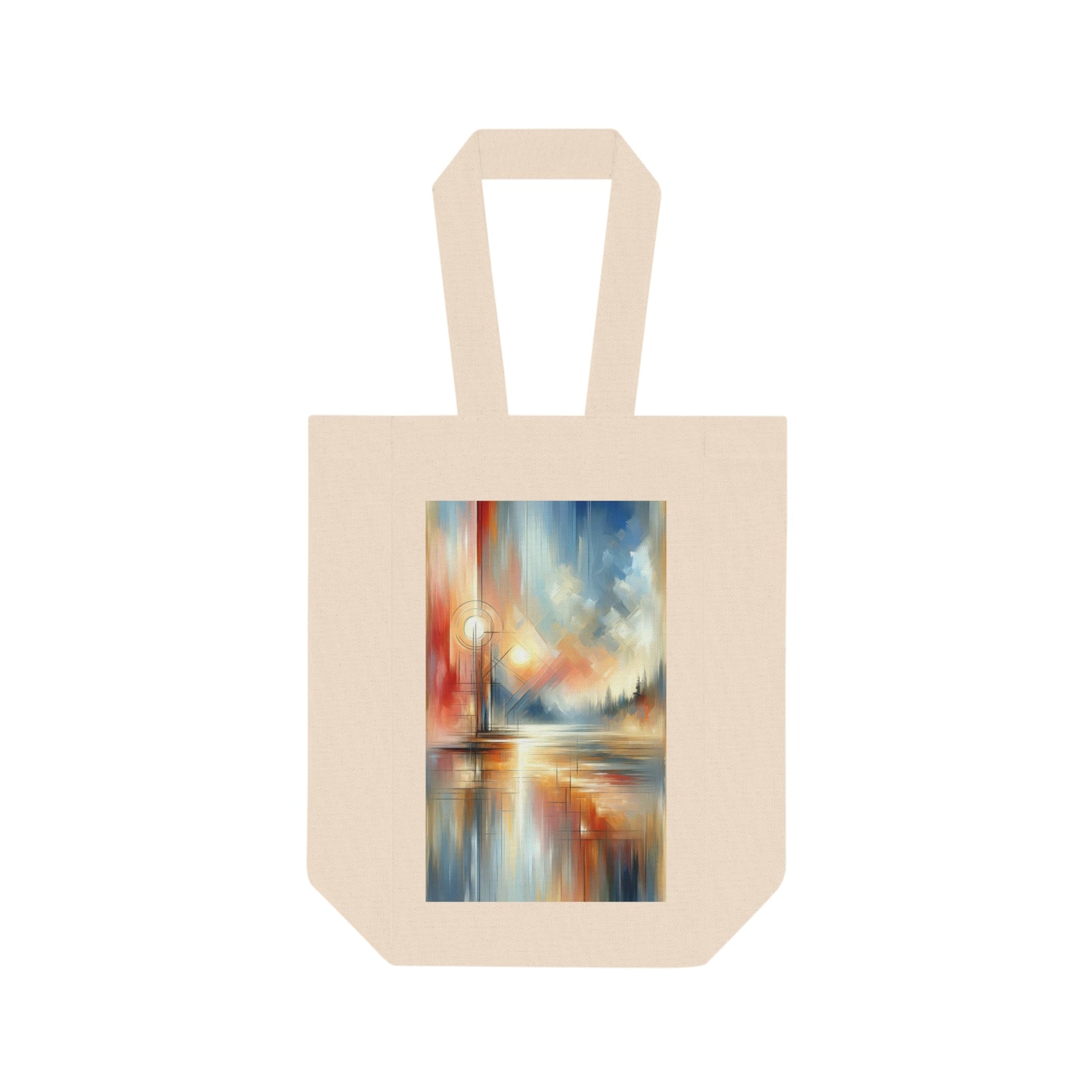 Simplicity Symphony Harmony Double Wine Tote Bag - ATUH.ART