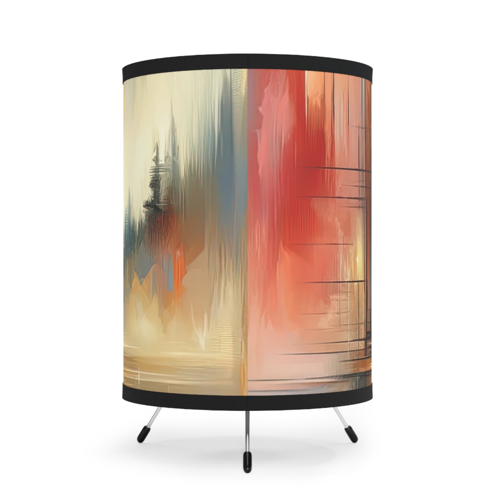 Simplicity Symphony Harmony Tripod Lamp with High-Res Printed Shade, US\CA plug - ATUH.ART