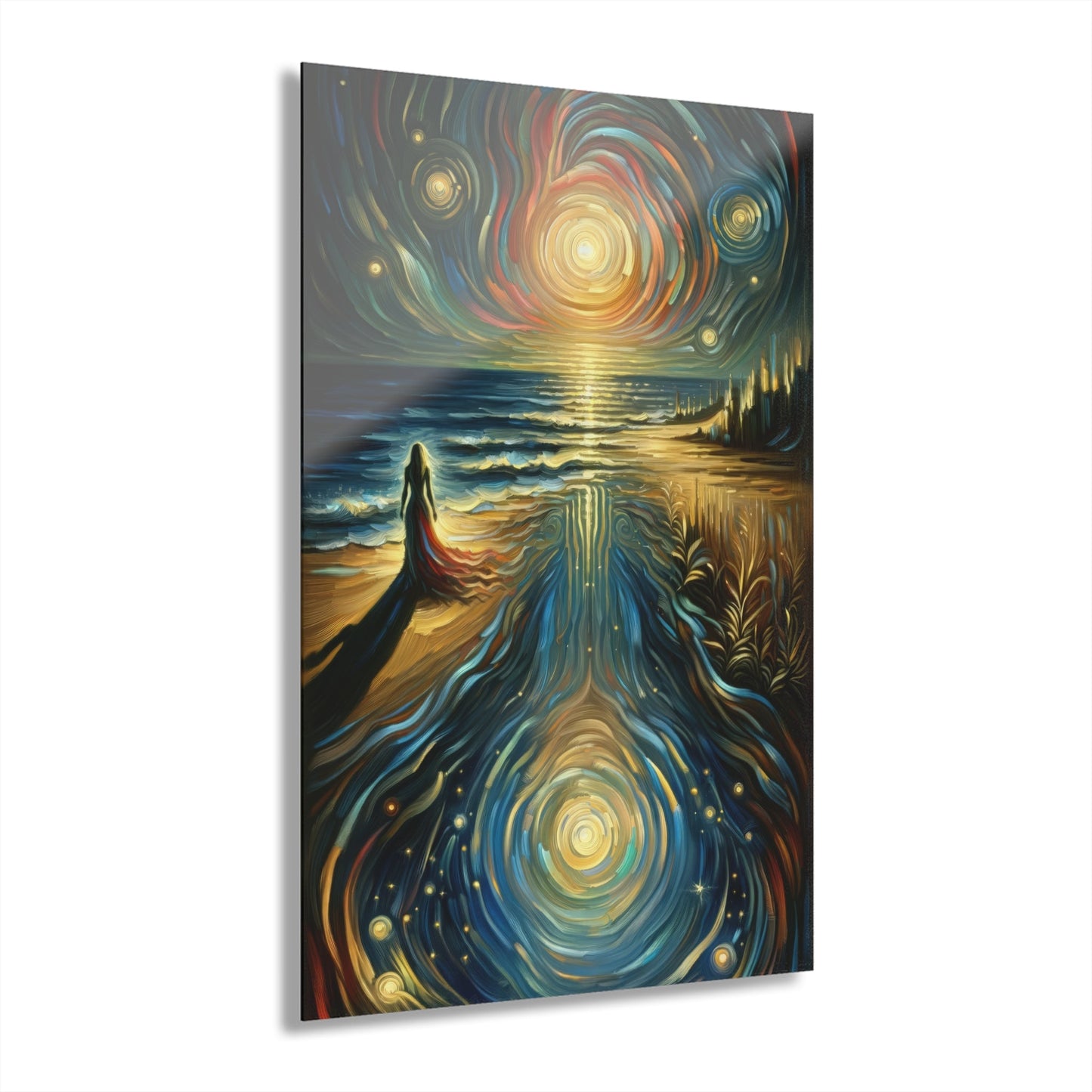Solitary Evening Departure Acrylic Prints (French Cleat Hanging) - ATUH.ART