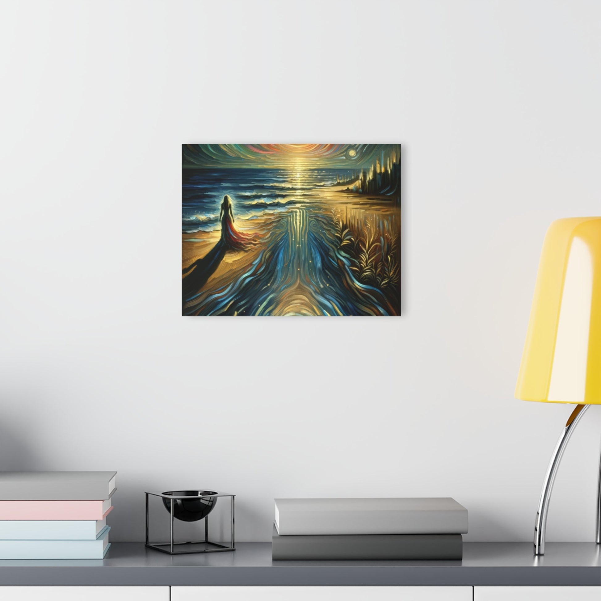 Solitary Evening Departure Acrylic Prints (French Cleat Hanging) - ATUH.ART