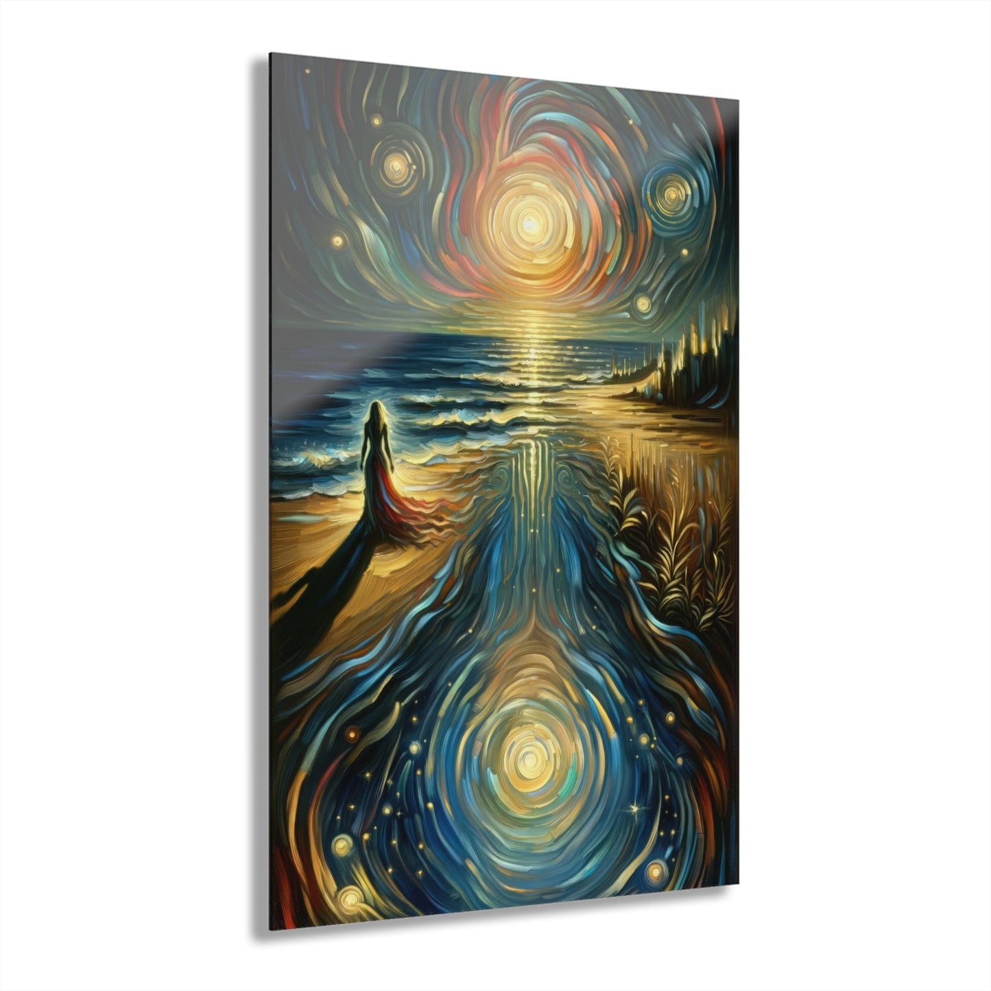 Solitary Evening Departure Acrylic Prints (French Cleat Hanging) - ATUH.ART
