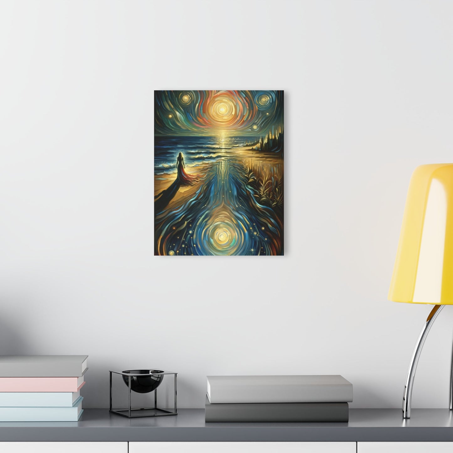 Solitary Evening Departure Acrylic Prints (French Cleat Hanging) - ATUH.ART