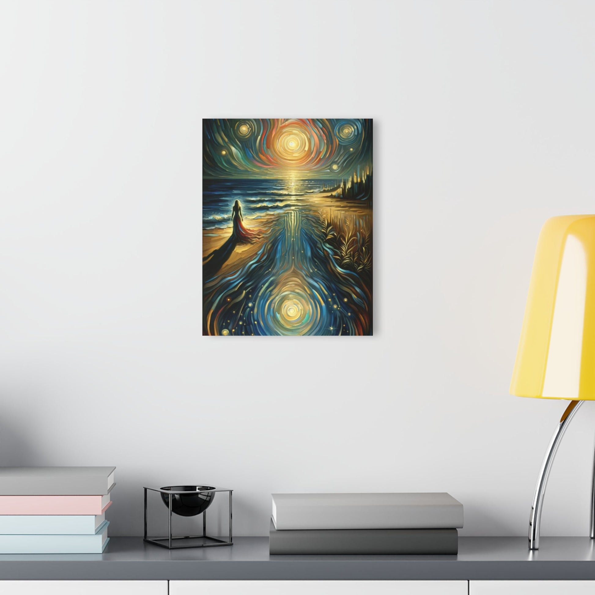 Solitary Evening Departure Acrylic Prints (French Cleat Hanging) - ATUH.ART