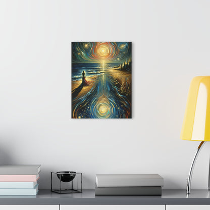 Solitary Evening Departure Acrylic Prints (French Cleat Hanging) - ATUH.ART