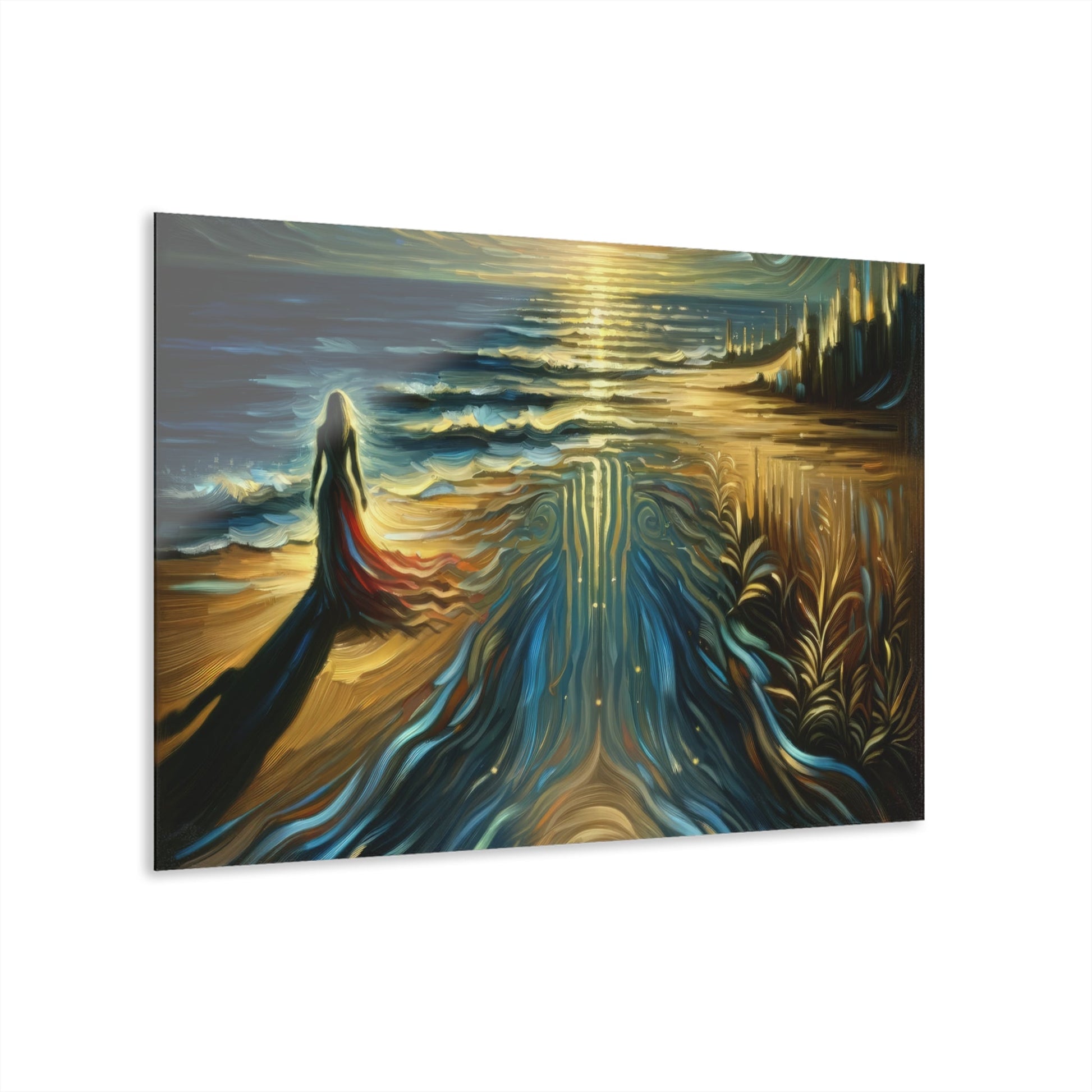 Solitary Evening Departure Acrylic Prints (French Cleat Hanging) - ATUH.ART